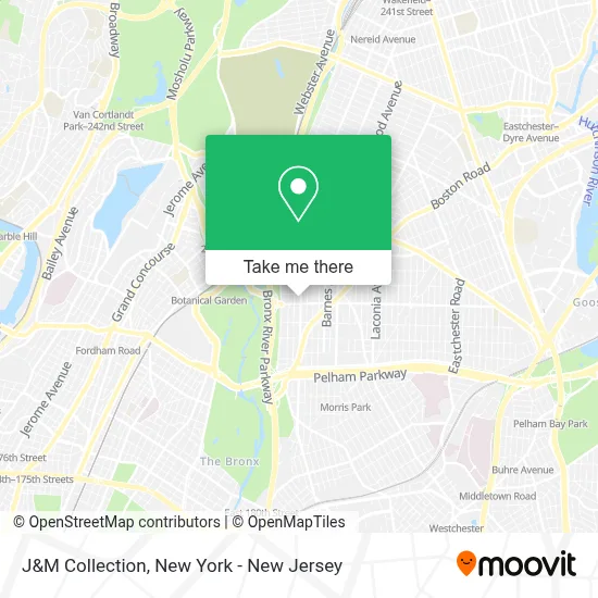 J&M Collection map