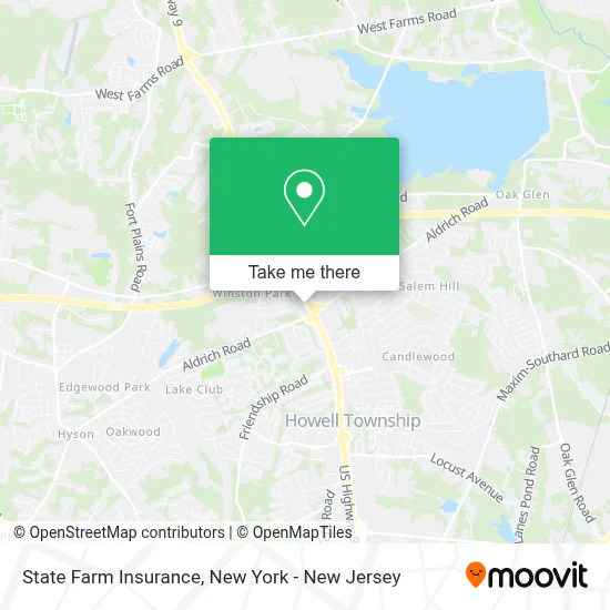 State Farm Insurance map