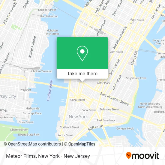 Meteor Films map