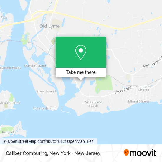 Caliber Computing map