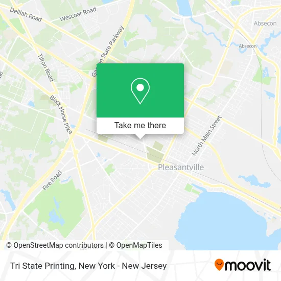 Tri State Printing map