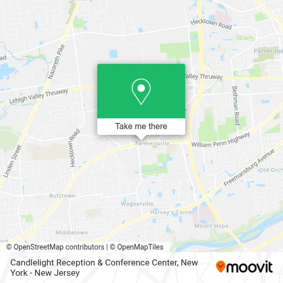 Candlelight Reception & Conference Center map