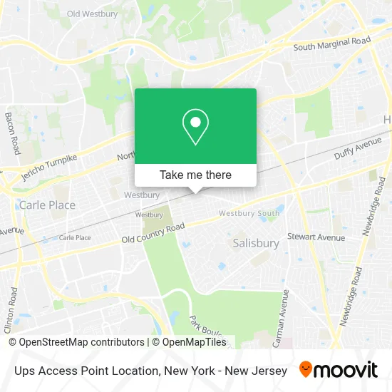 Ups Access Point Location map