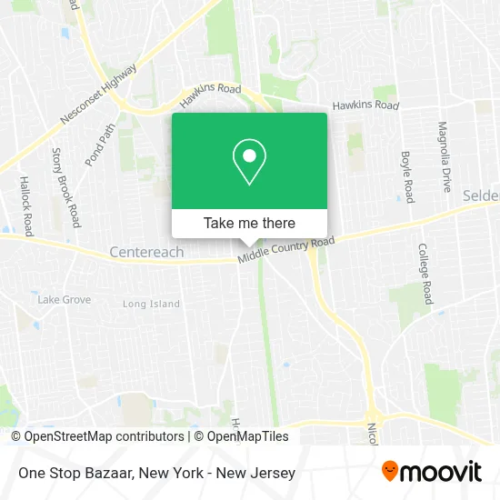 One Stop Bazaar map