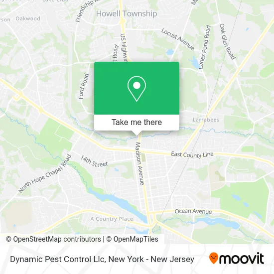 Dynamic Pest Control Llc map