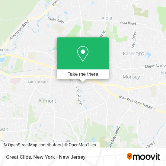 Great Clips map