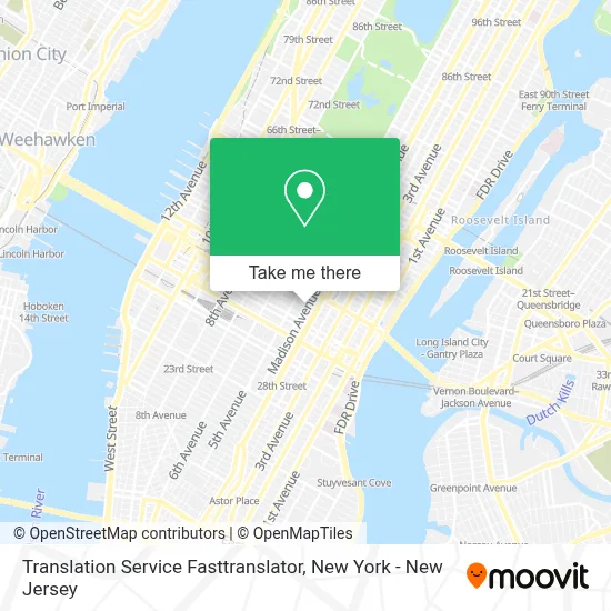Translation Service Fasttranslator map