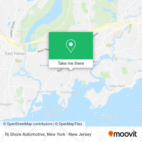 Rj Shore Automotive map