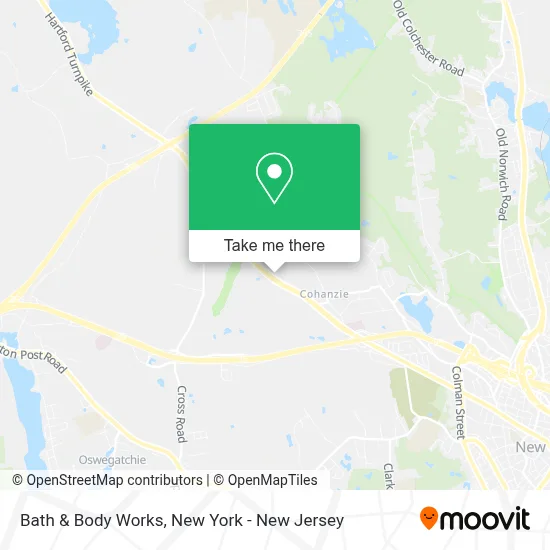 Bath & Body Works map