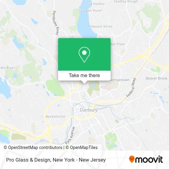 Pro Glass & Design map