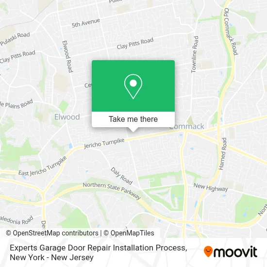 Experts Garage Door Repair Installation Process map