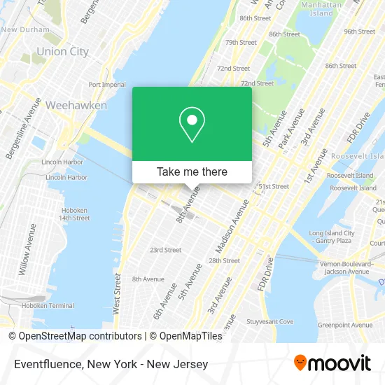 Eventfluence map