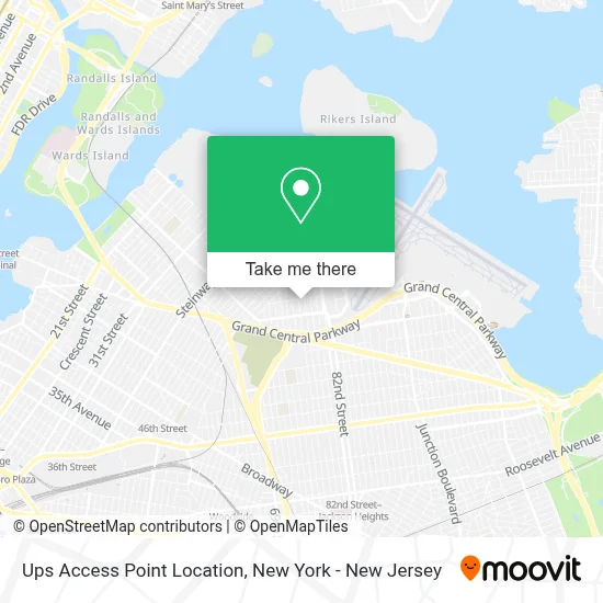 Ups Access Point Location map