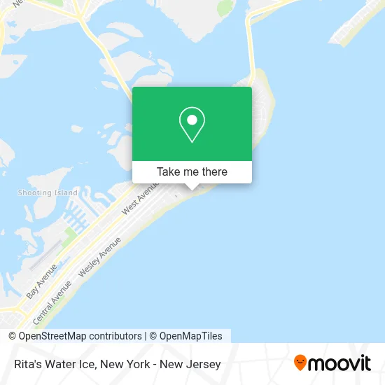 Rita's Water Ice map
