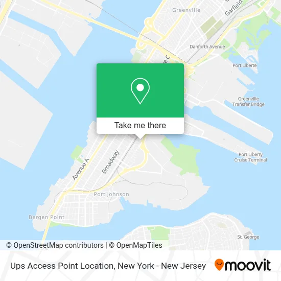 Ups Access Point Location map