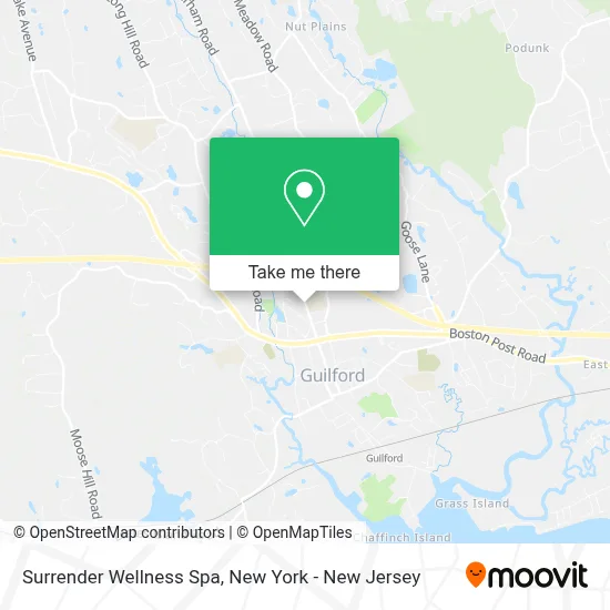 Surrender Wellness Spa map