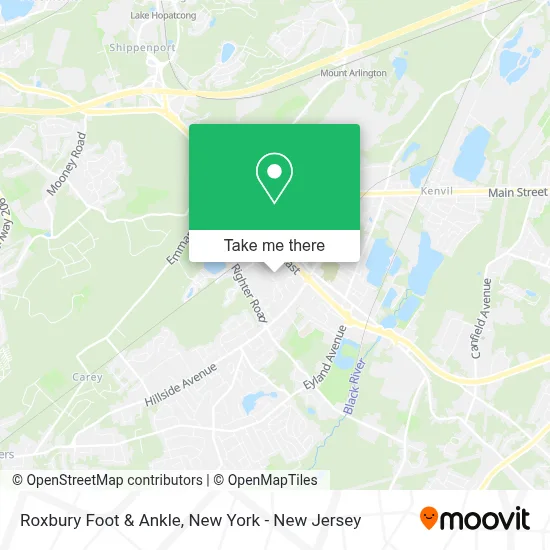 Roxbury Foot & Ankle map