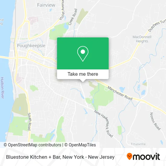 Bluestone Kitchen + Bar map