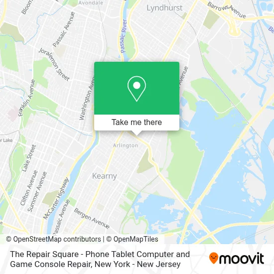 The Repair Square - Phone Tablet Computer and Game Console Repair map