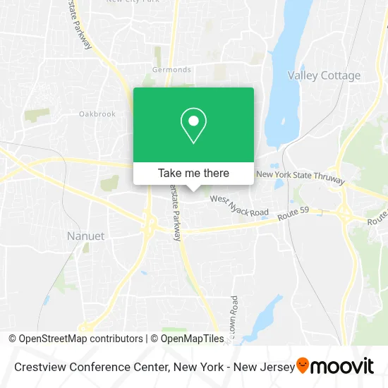 Crestview Conference Center map