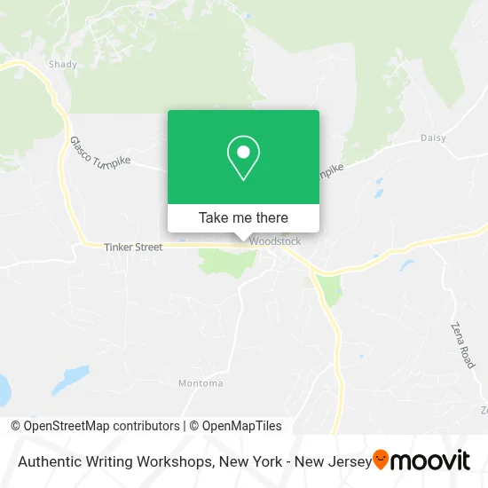 Authentic Writing Workshops map