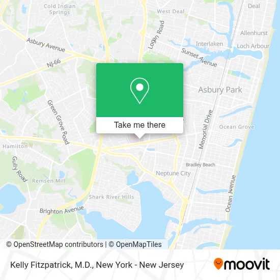 Kelly Fitzpatrick, M.D. map
