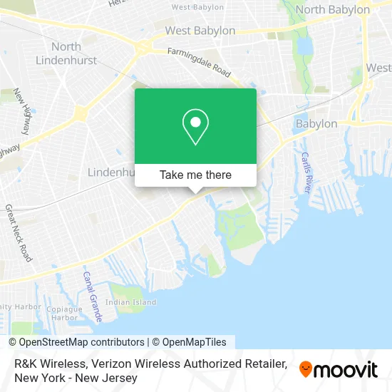 R&K Wireless, Verizon Wireless Authorized Retailer map