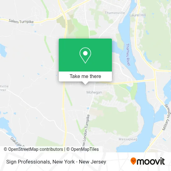Sign Professionals map