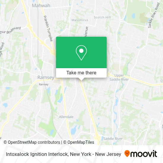 Intoxalock Ignition Interlock map