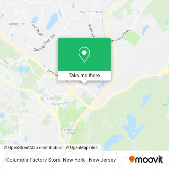 Columbia Factory Store map