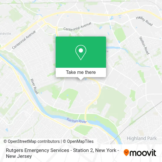 Rutgers Emergency Services - Station 2 map