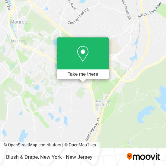 Blush & Drape map