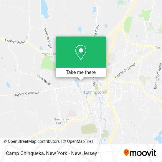 Camp Chinqueka map