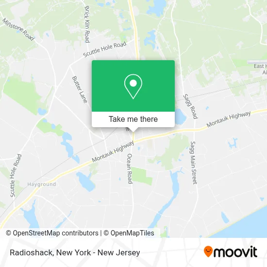 Radioshack map