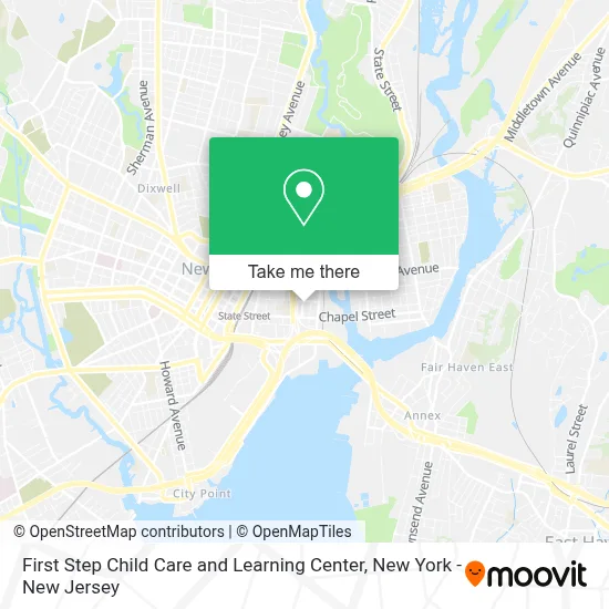 First Step Child Care and Learning Center map