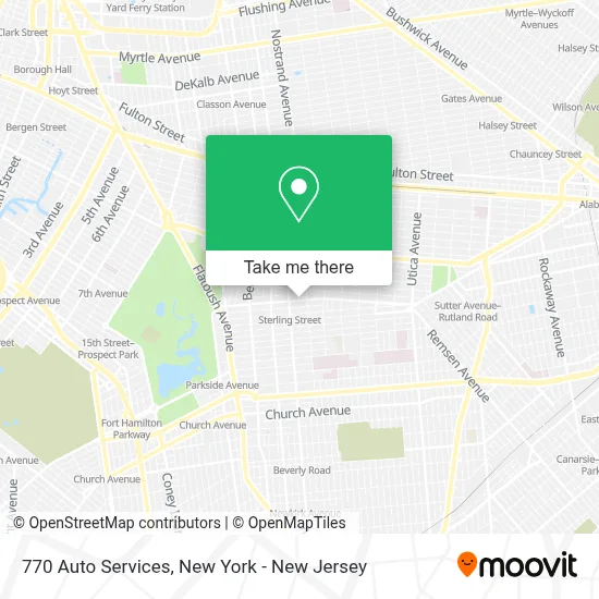 770 Auto Services map