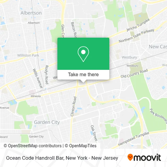 Ocean Code Handroll Bar map