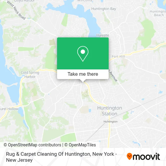 Rug & Carpet Cleaning Of Huntington map