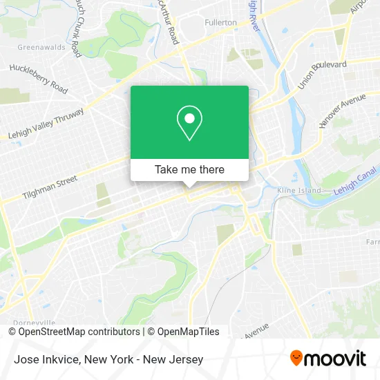 Jose Inkvice map