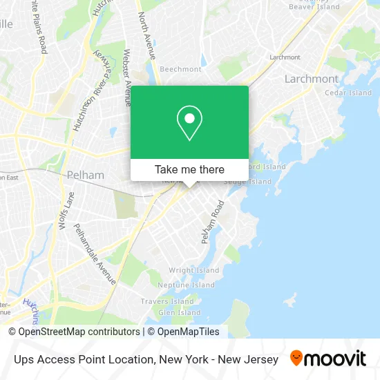 Ups Access Point Location map