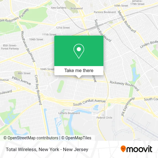 Total Wireless map