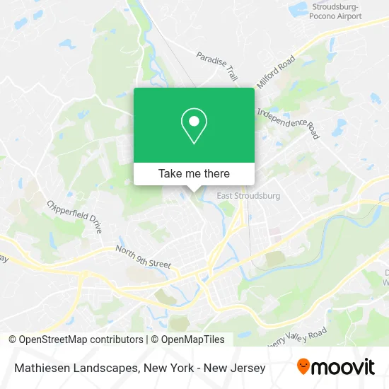 Mathiesen Landscapes map