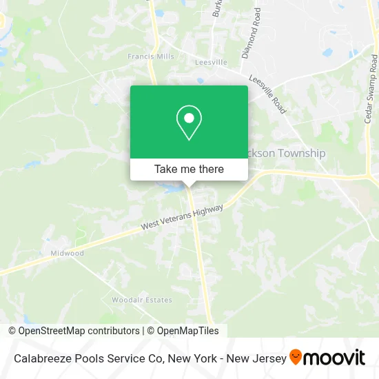 Calabreeze Pools Service Co map