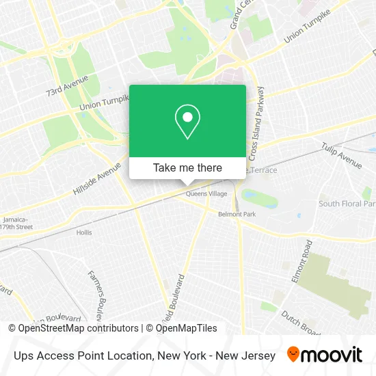 Ups Access Point Location map