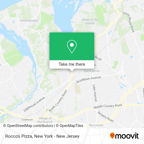Rocco's Pizza map
