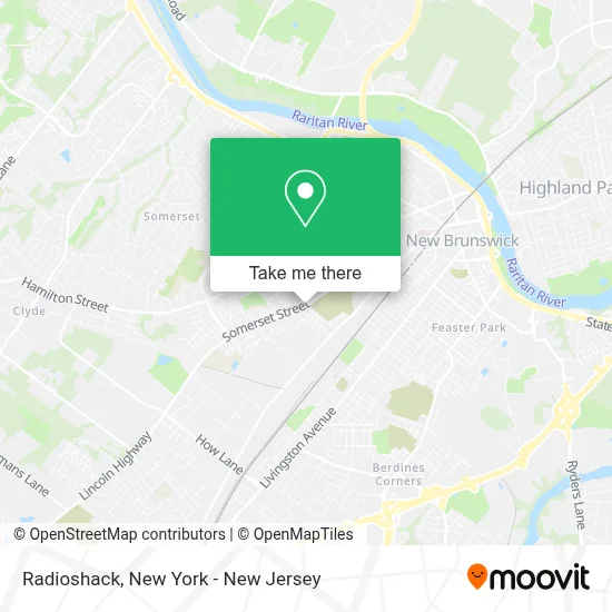 Radioshack map
