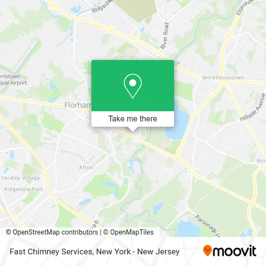 Fast Chimney Services map
