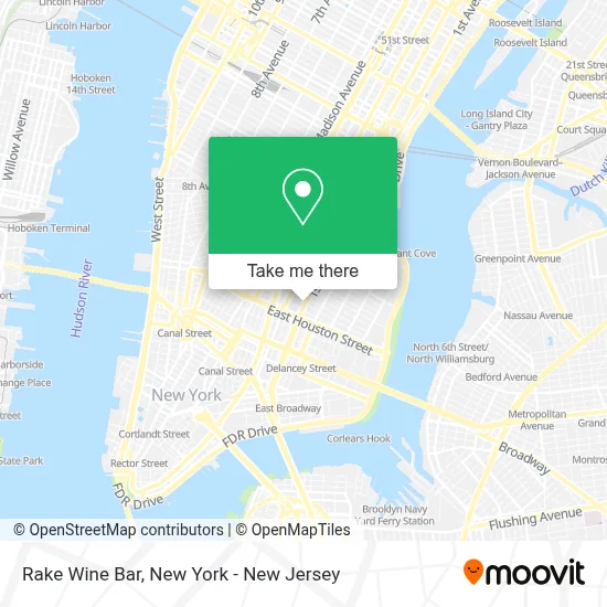 Rake Wine Bar map