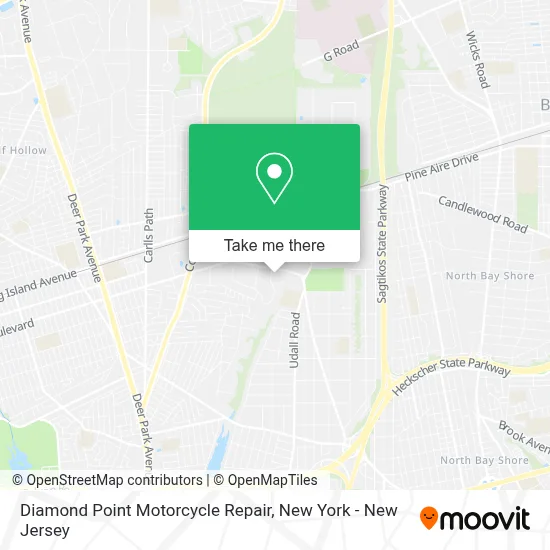 Diamond Point Motorcycle Repair map