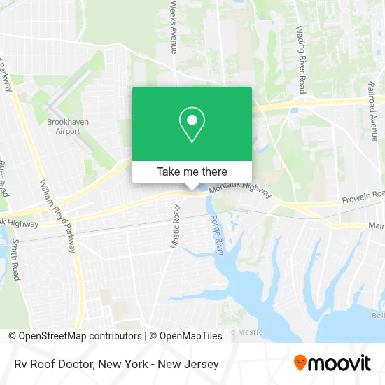 Rv Roof Doctor map